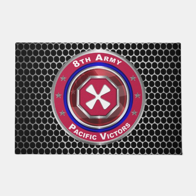 8e Leger Gepersonaliseerd Deurmat (Voorkant)