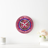 8e Leger Gepersonaliseerd Keepasje Ronde Klok (Huis)