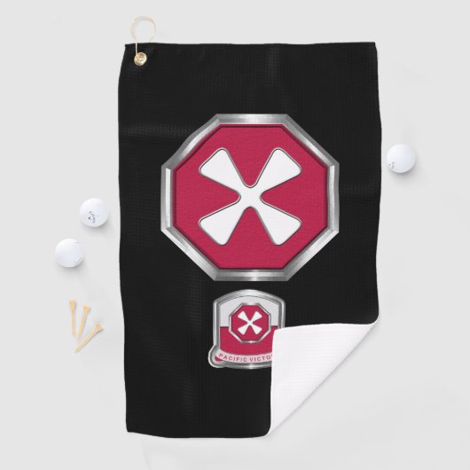 8e legerpleister en signia golfhanddoek (Insitu)