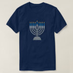 8e nacht van Hanukkah Glitter T-shirt<br><div class="desc">Hanukkah 2022 begint in de avond van zondag 18 december en eindigt in de avond van maandag 26 december</div>