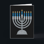 8e nachtkaartje voor Hanukkah Glitter Bedankkaart<br><div class="desc">Hanukkah 2022 begint in de avond van zondag 18 december en eindigt in de avond van maandag 26 december</div>