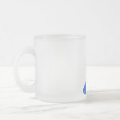 8e noot Blauw groot 2010 Matglas Koffiemok (Links)
