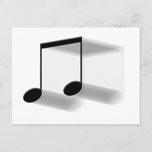 8e noot BlauwBriefkaart Briefkaart (Voorkant)