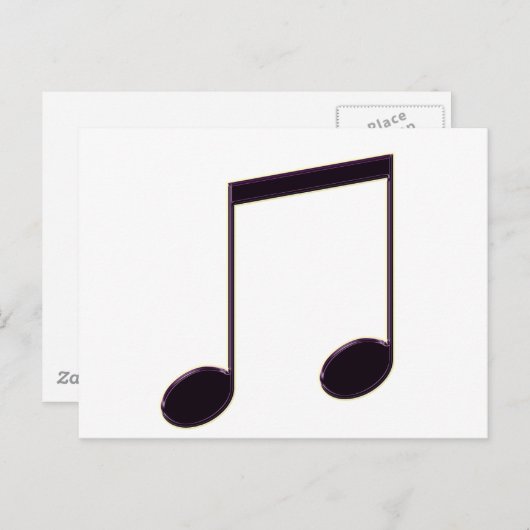 8e noot briefkaart (Voorkant / Achterkant)