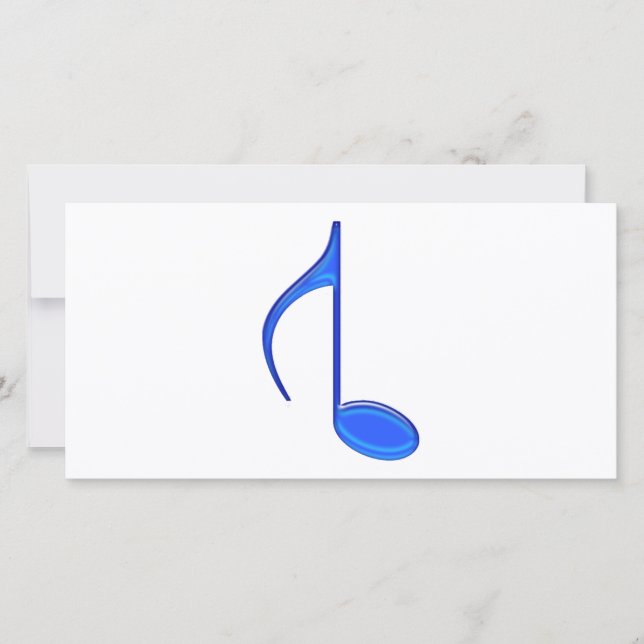 8e noot Creëer backwords Royal Blue (Voorkant)