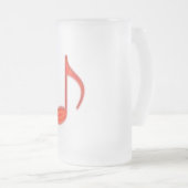 8e noot Grote Rode Kunststof 2010 Matglas Bierpul (Voorkant rechts)