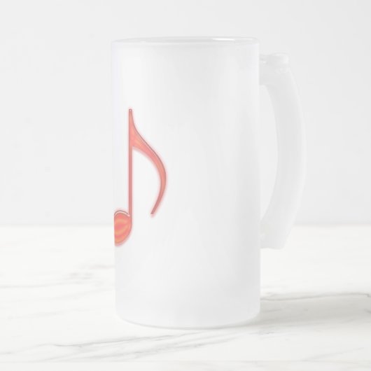 8e noot Grote Rode Kunststof 2010 Matglas Bierpul (Voorkant rechts)