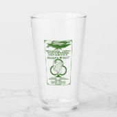 8e Ohio bierglas Glas (Voorkant)