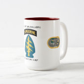 8E PSYOPS BN (ABN) 4E PSYOPS-GROEP  TWEEKLEURIGE KOFFIEMOK (Voorkant rechts)