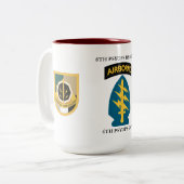 8E PSYOPS BN (ABN) 4E PSYOPS-GROEP  TWEEKLEURIGE KOFFIEMOK (Voorkant links)