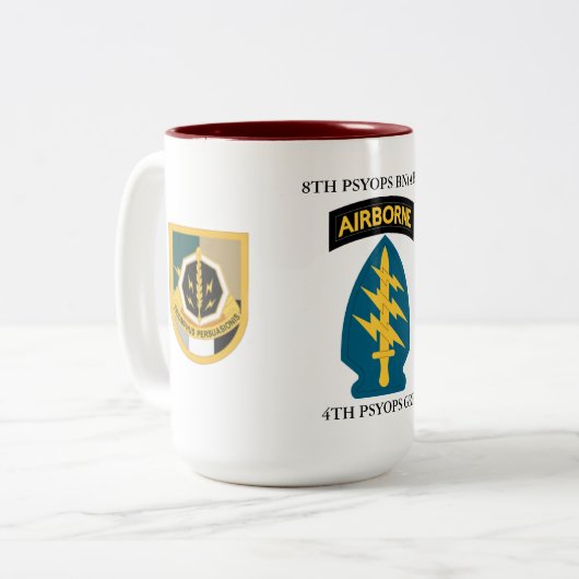 8E PSYOPS BN (ABN) 4E PSYOPS-GROEP TWEEKLEURIGE KOFFIEMOK (Voorkant links)