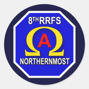 8e RFS 1s Ronde Sticker