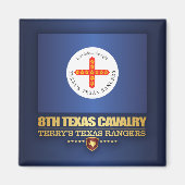 8e Texas Cavalry Magneet (Voorkant)