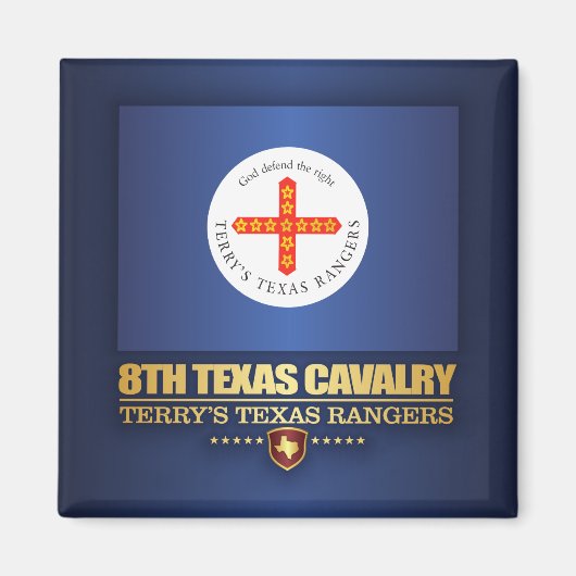 8e Texas Cavalry Magneet (Voorkant)