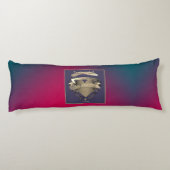 8e trouwdag 2 foto's Bronzen Toermalijn Lichaamskussen (Achterkant)