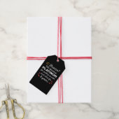 8e trouwdagjubileum I - Bronzen Grappig Koppel Cadeaulabel (Met Touw)