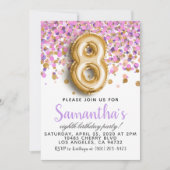 8e uitnodiging tot Confetti op zaterdag (Voorkant)