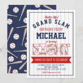 8e Uitnodiging voor honkbal op zaterdag (Voorkant / Achterkant)