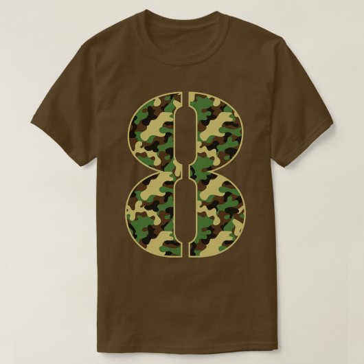 8e verjaardag - 8 jaar oud militair - gift Soldaat T-shirt (Design voorkant)