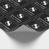 8e verjaardag - Art Deco Geïnspireerde look "8", n Cadeaupapier (Hoek)