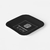 8e verjaardag — Art Deco Geïnspireerde look "8" + Papieren Bordje (Gebogen)