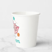 8e verjaardag Axolotl 8 jaar oude zoete Axolotl Papieren Bekers (Links)