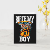 8e verjaardag basketbal 8 jaar oud Kinder cadeau 1 Kaart (Gele Bloem)