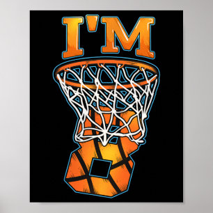 8e verjaardag basketbalspeler ik ben 8 jongens mei poster