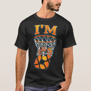 8e verjaardag basketbalspeler ik ben 8 jongens mei t-shirt
