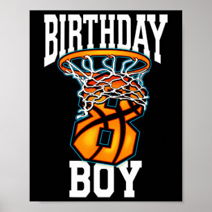8e verjaardag Bysketbyll 8 jaar oud Kinder cadeau  Poster