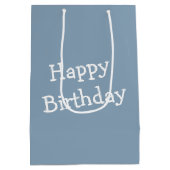 8e verjaardag eendje dansen in een plas medium cadeauzakje (Achterkant)