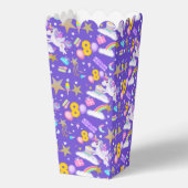 8e Verjaardag Eenhoorn met Cake Favoriete Box Bedankdoosjes (Achterkant)