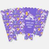 8e Verjaardag Eenhoorn met Cake Favoriete Box Bedankdoosjes (Ongevouwen)