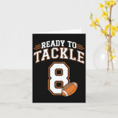 8e Verjaardag Football Lover 8 jaar oud klaar voor Kaart (Gele Bloem)