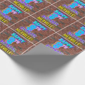 8e verjaardag: Fun, Urban Graffiti geïnspireerd Ki Cadeaupapier (Hoek)