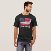 8e verjaardag Geweldige sinds 2014 T-shirt (Voorkant volledig)