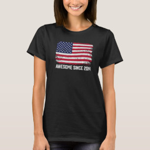 8e verjaardag Geweldige sinds 2014 T-shirt