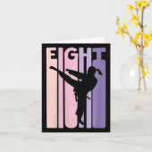 8e verjaardag Gift Karate Retro Taekwondo Martial  Kaart (Gele Bloem)