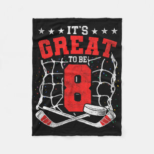 8e verjaardag Hockeyliefhebbers Het is geweldig om Fleece Deken