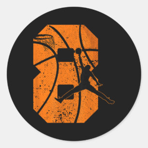 8e verjaardag honkbal 7 jaar verjaardagsfeest 8 ja ronde sticker