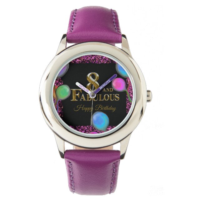 8e verjaardag horloge (Voorkant)
