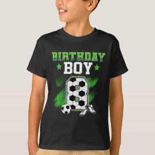 8e verjaardag jongen voetbal 8 jaar oude sport 8jr t-shirt