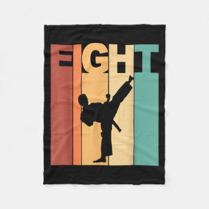 8e verjaardag Karate Taekwondo Thema 8 Jaar Oud Fleece Deken