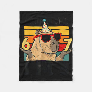 8e verjaardag overleefd 67 8 grappige capybara kin fleece deken
