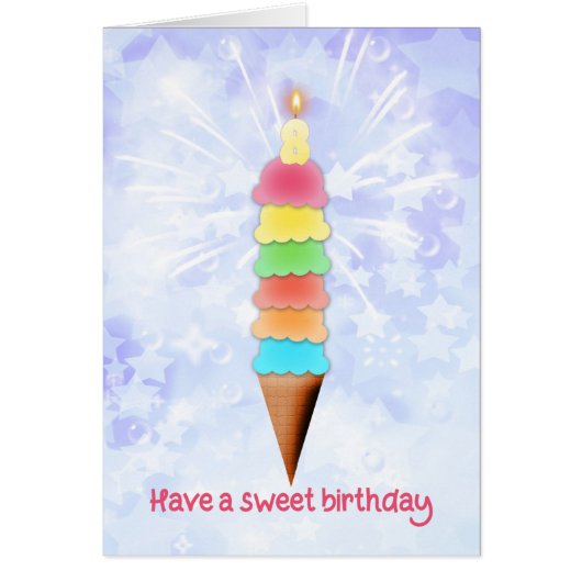 8e verjaardag reuzenijs (Voorkant)