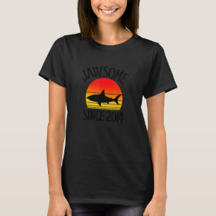 8e verjaardag sinds 2014 8 jaar oude haai t-shirt