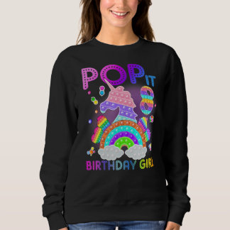 8e verjaardag Unicorn Fidget Pop It Birthday Girl  Trui