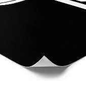 8e verjaardag van de Basketball Player Funny 8 jaa Poster (Hoek)