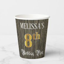 8e verjaardag van de Faux Gold & Faux Wood