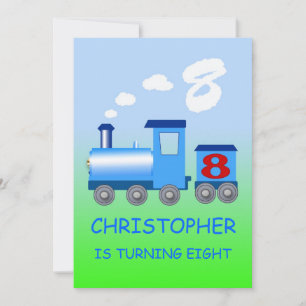 8e verjaardag van de kleine trein kaart